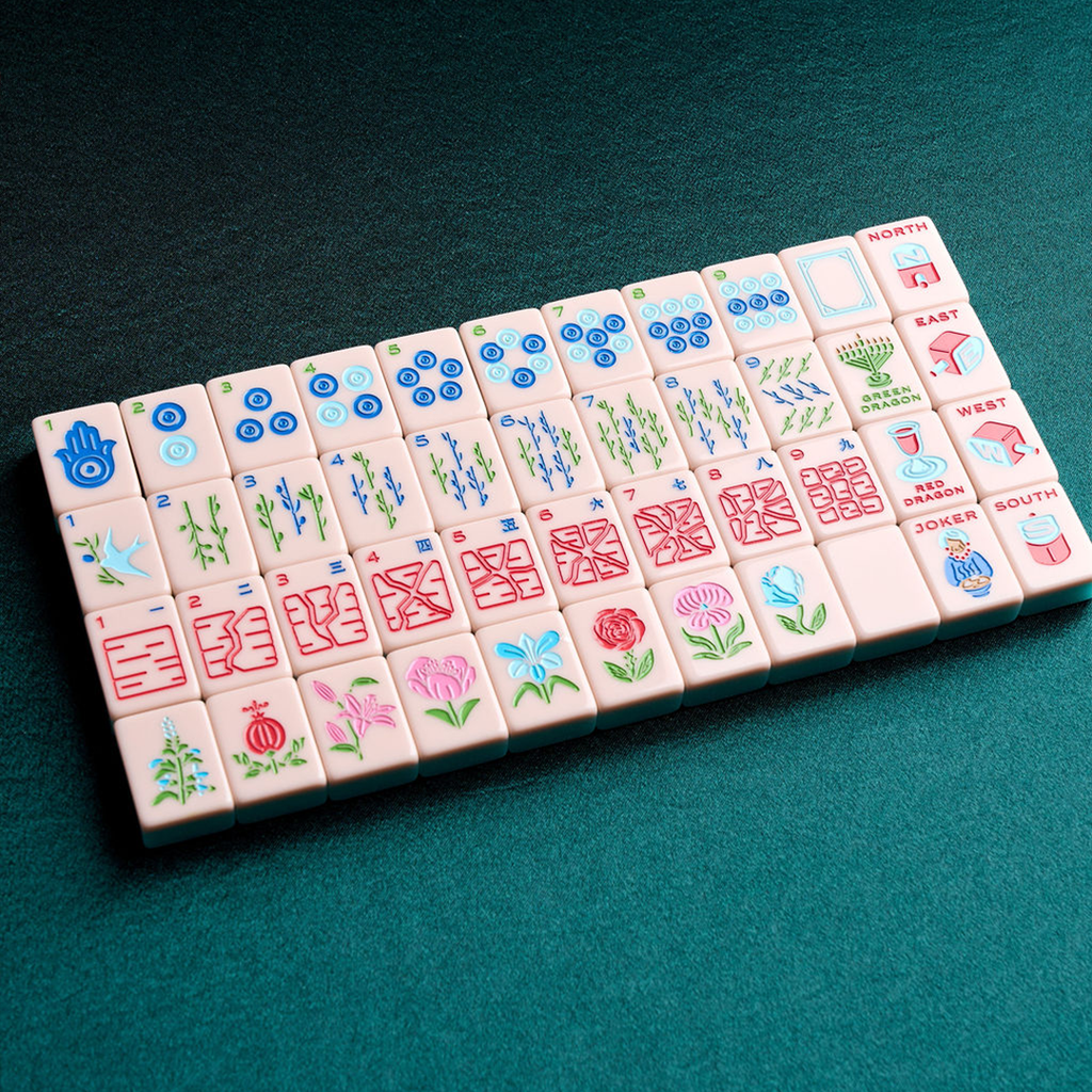 Mahjong Set + Card Cover